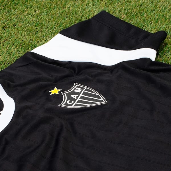 Vista 2 Camiseta Atlético Mineiro Estremecer Infantil braziline PRETO