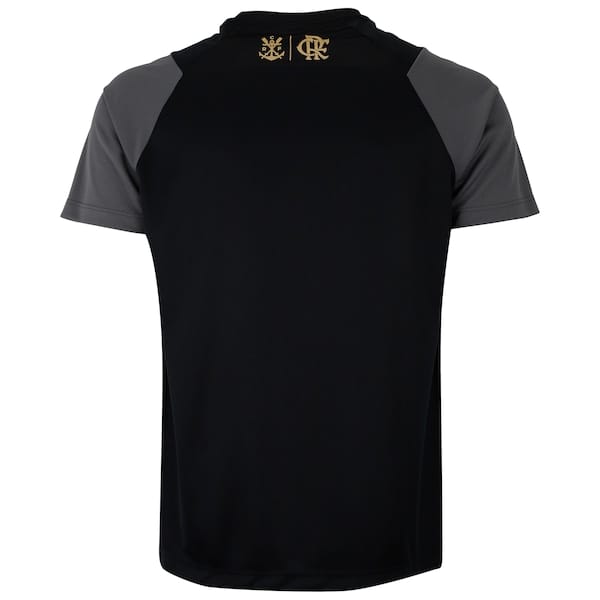 Vista 2 Camiseta do Flamengo Braziline Energia Masculina braziline PRETO/CINZA