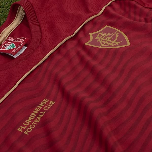 Vista 2 Camiseta do Fluminense Fulgor Braziline Infantil braziline VINHO