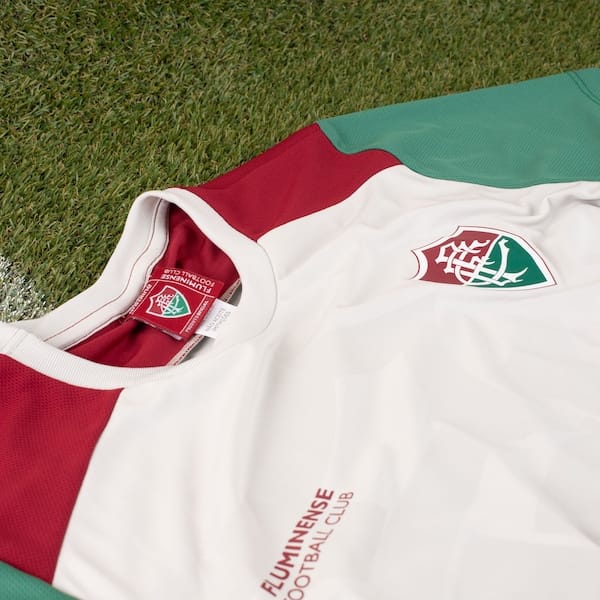 Vista 2 Camiseta do Fluminense Pulsar Braziline Masculina braziline BRANCO/CINZA CLARO