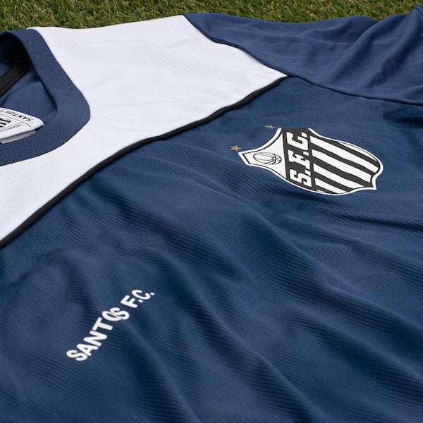 Vista 2 Camiseta do Santos Fulgor Braziline Masculina braziline AZUL