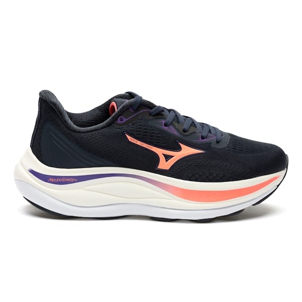 Vista principal Tênis Feminino Mizuno Wave Skyway Mizuno AZUL ESCURO