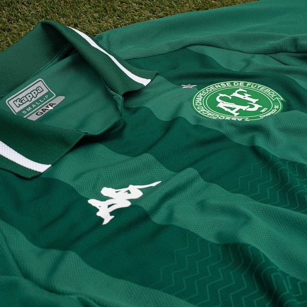 Vista 2 Camisa da Chapecoense I 25/26 Torcedor Kappa Masculina Kappa VERDE