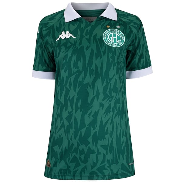 Vista principal Camisa do Guarani I 25/26 Torcedor Kappa Juvenil Kappa VERDE/BRANCO