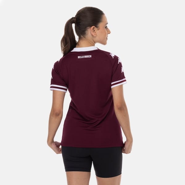 Vista 2 Camisa do Juventus da Mooca I 25/26 Torcedor Kappa Feminina Kappa VINHO