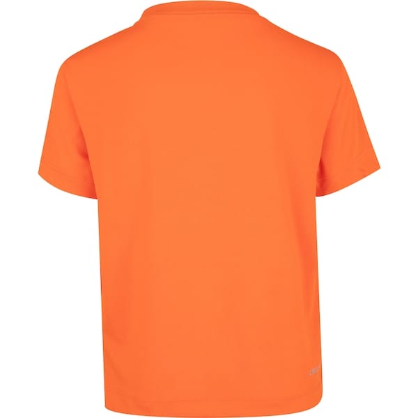 Vista 2 Conjunto Infantil Nike Dri-FIT Woven Camiseta + Bermuda Nike LARANJA/AZUL