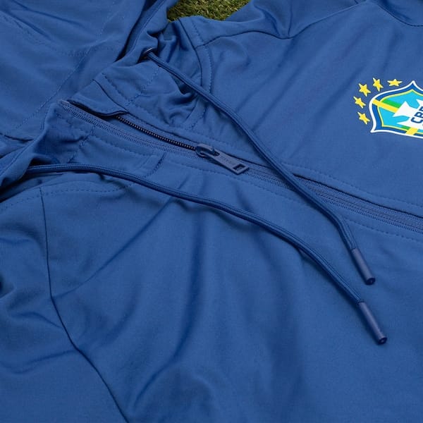 Vista 2 Blusão Interlock CBF 26/27 Masculino Cbf AZUL ESCURO