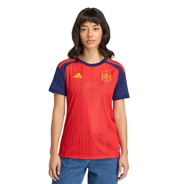 Camisa Seleção da Espanha I 26/27 Torcedor adidas Feminina