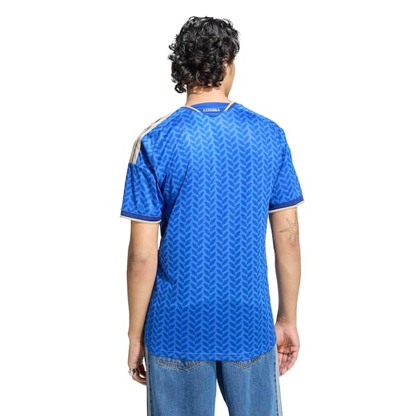 Vista 2 Camisa Seleção da Itália I 26/27 Torcedor adidas Masculina Adidas AZUL