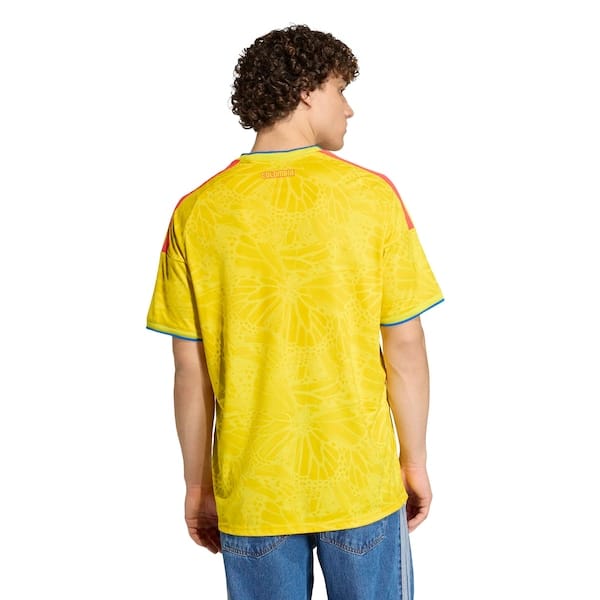 Vista 2 Camisa Seleção da Colômbia I 26/27 adidas Torcedor Masculina Adidas AMARELO