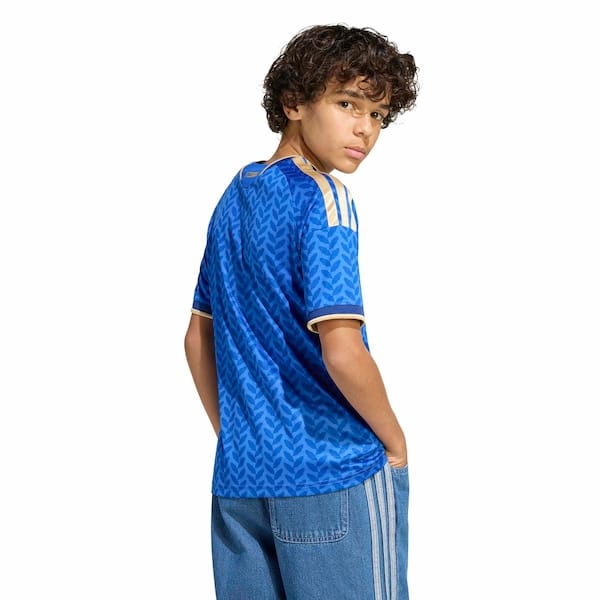 Vista 2 Camisa Seleção da Itália I 26/27 Torcedor adidas Infantil Adidas AZUL