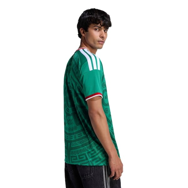 Vista 2 Camisa Seleção do México I 26/27 Torcedor adidas Masculina Adidas VERDE