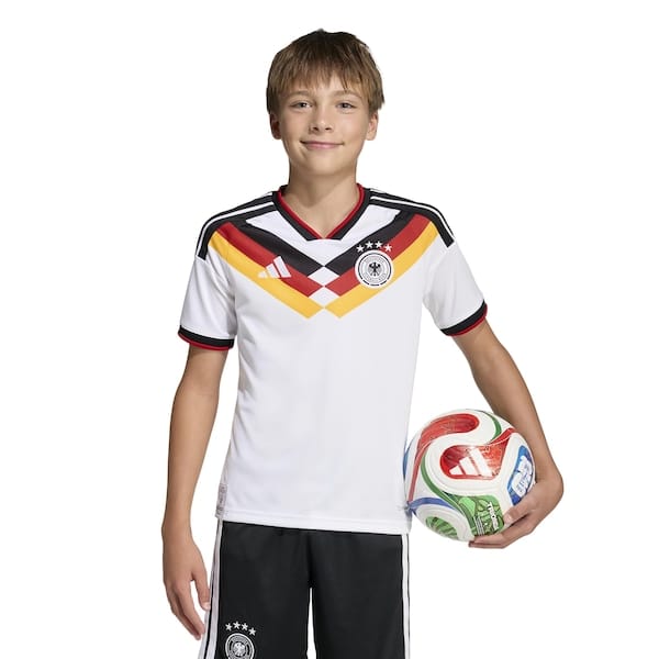 Camisa Seleção da Alemanha I 26/27 Torcedor adidas Infantil