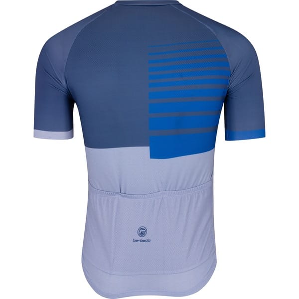 Vista 2 Camisa de Ciclismo Masculina Barbedo Frame Barbedo AZUL ESC/AZUL CLA