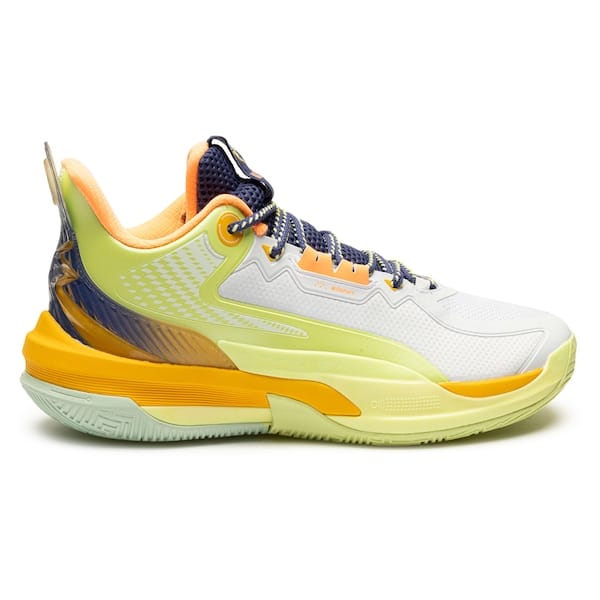 Vista principal Tênis Masculino 361º GOEY II Spencer Dinwiddie 361° VERDE/AMARELO