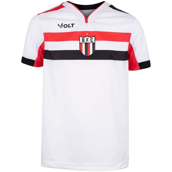 Vista principal Camisa do Botafogo-SP I 25/26 Torcedor Volt Infantil Volt BRANCO