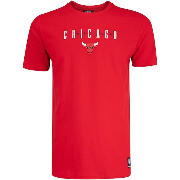 Vista principal Camiseta Chicago Bulls NBA Spell N0909 Masculina NBA VERMELHO