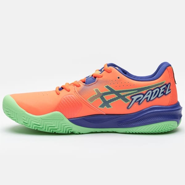 Vista 2 Tênis Masculino ASICS Gel-Challenger 15 Padel ASICS LARANJA/AZUL