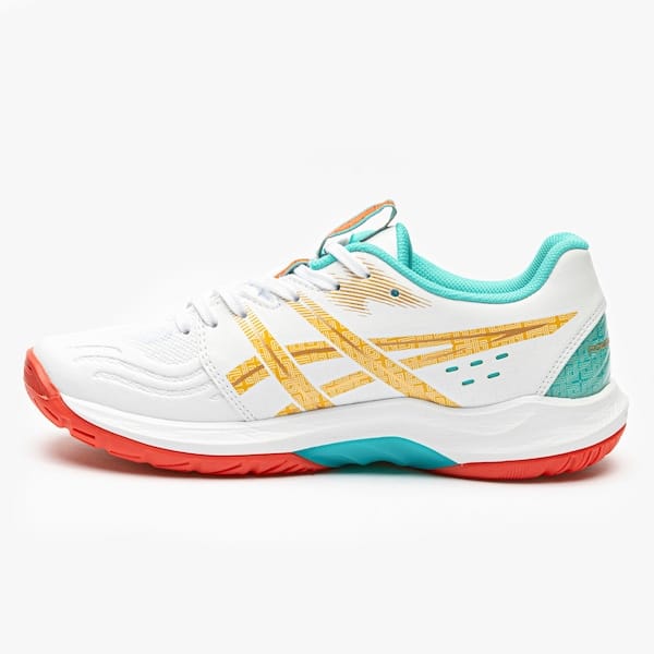 Vista 2 Tênis Feminino ASICS Powerbreak Ff ASICS BRANCO/VERDE