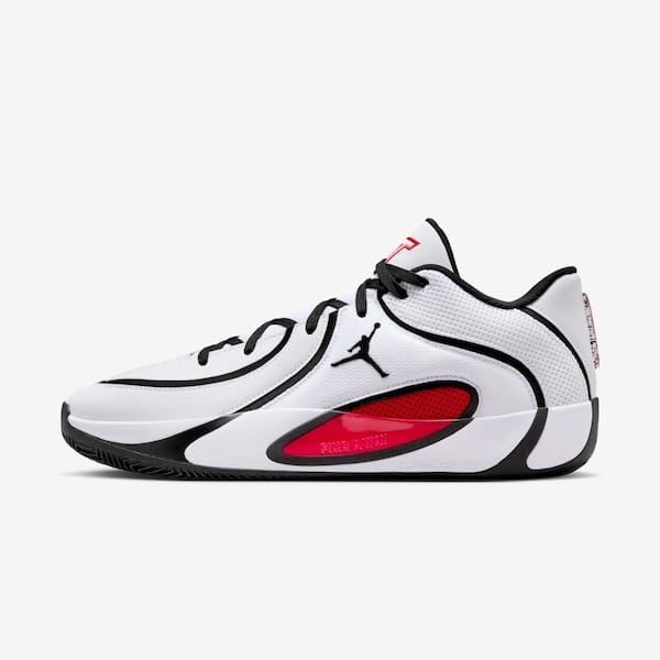 Vista 2 Tênis Masculino Nike Jordan Tatum 4 Nike BRANCO/PRETO