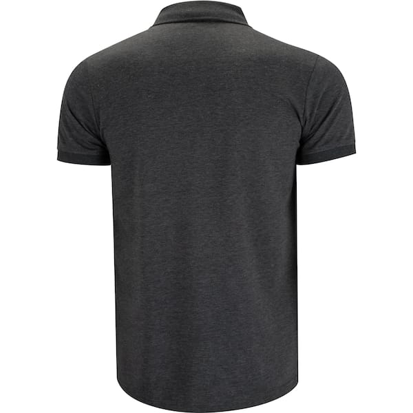 Vista 2 Camiseta Hd Polo Piquet Hawaiian Dreams Masculina Hawaiian Dreams PRETO MESCLA