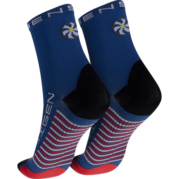 Vista 2 Meia De Corrida Steigen Cano Médio 33 ao 44 Unissex Steigen AZUL