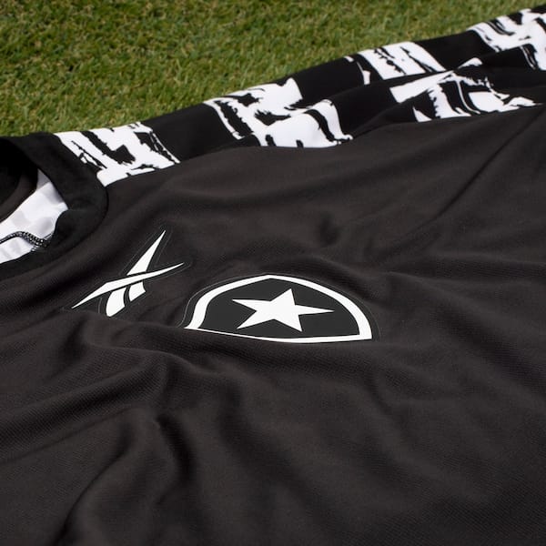 Vista 2 Camisa do Botafogo 25/26 Pré-Jogo Reebok Masculina Reebok PRETO
