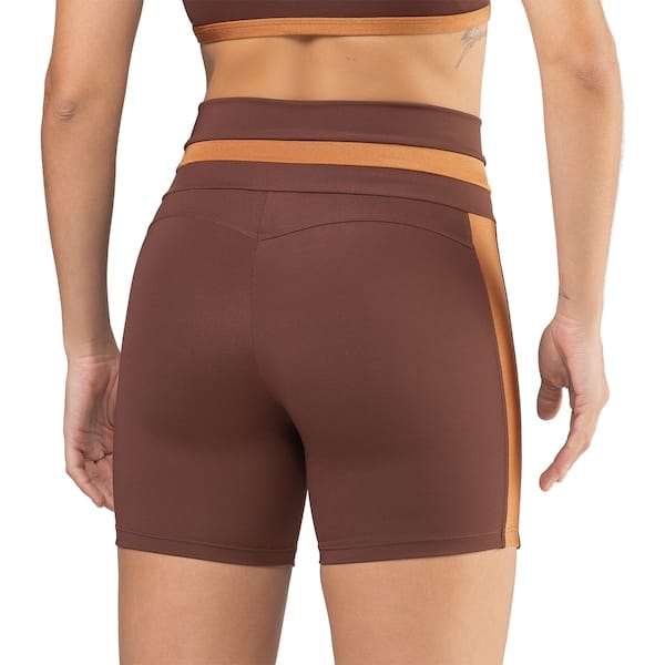 Vista 2 Short Vestem Cós Transpassado Core Feminino Vestem MARROM ESCURO