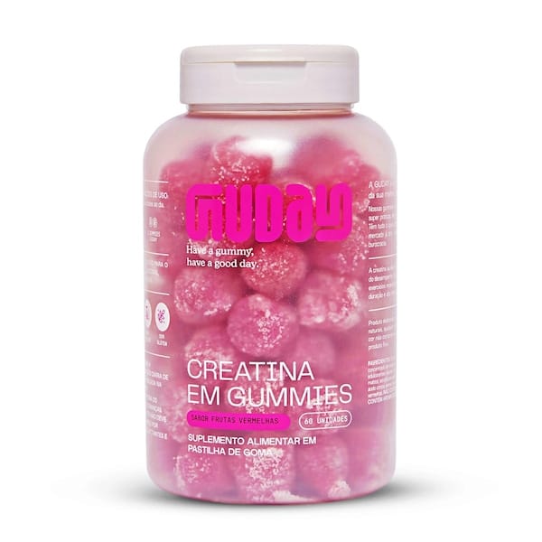 Creatina Guday Frutas Vermelhas 60 Gomas