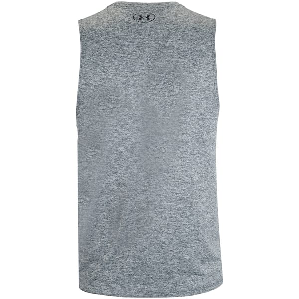 Vista 2 Camiseta Regata Under Armour Tech Tank Masculina Under Armour CINZA ESCURO/PRETO