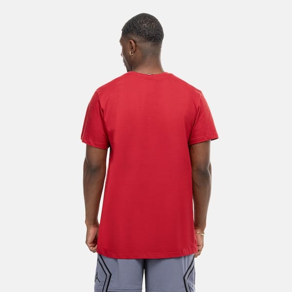 Vista 2 Camiseta Chicago Bulls NBA Spray Bulls N0923 Masculina NBA VERMELHO