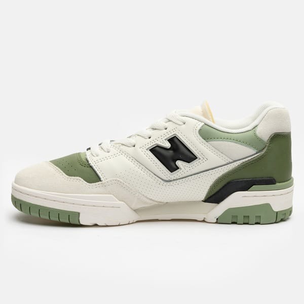 Vista 2 Tênis Unissex New Balance 550 New Balance BRANCO/VERDE