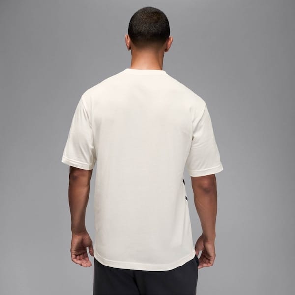 Vista 2 Camiseta Paris Saint-Germain Nike Jordan Masculina Nike BRANCO