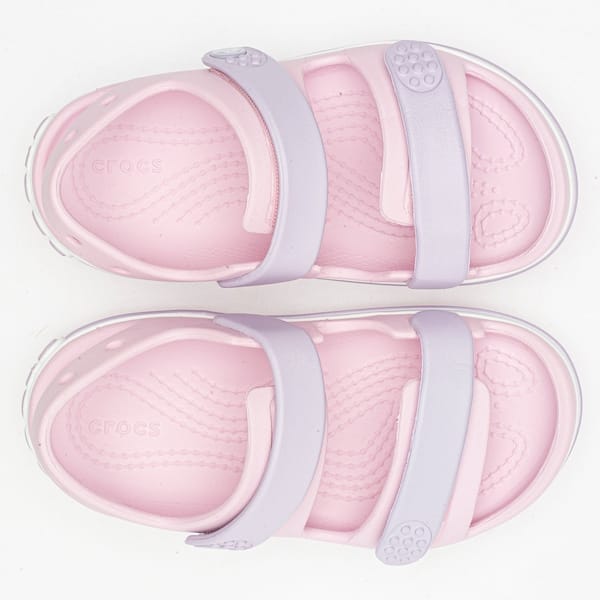 Vista 2 Sandália Infantil Crocs Crocband Cruiser Sandal Crocs ROSA