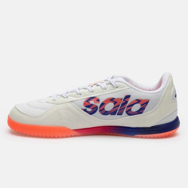 Vista 2 Chuteira Futsal Adulto adidas Top Sala Competition II Adidas BRANCO/ROXO