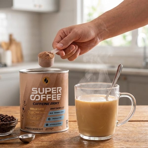 Pré-Treino SuperCoffee Vanilla Latte - 220g - 2