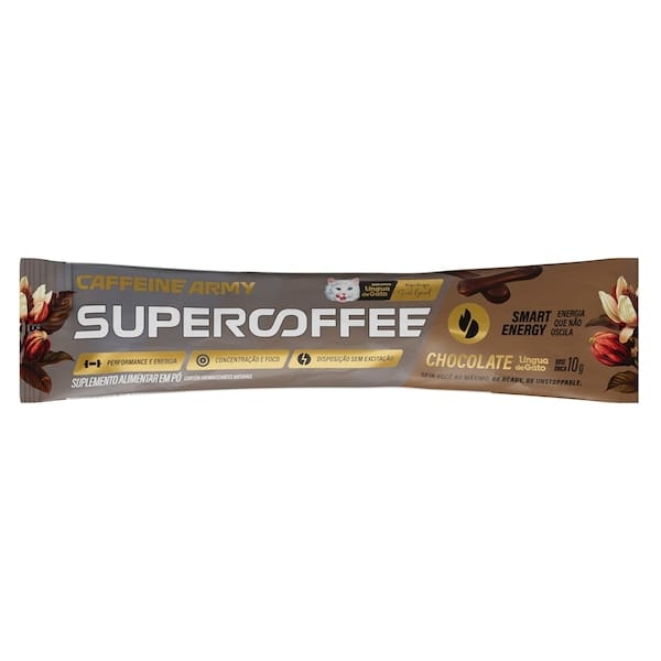 Pré-Treino SuperCoffee Língua de Gato Stick 10g