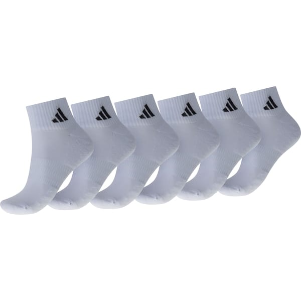 Vista 2 Kit de Meia adidas Sportswear Essentials Ankle com 3 Pares Adidas BRANCO/PRETO