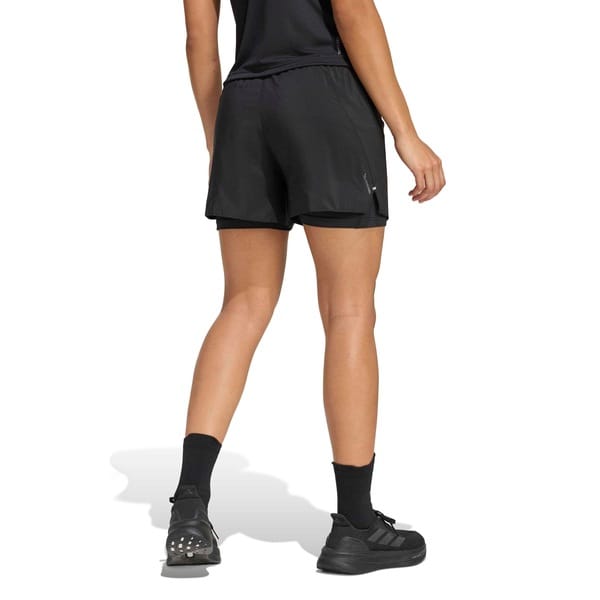 Vista 2 Shorts adidas adi365 Running Essentials 2 em 1 Feminino Adidas PRETO