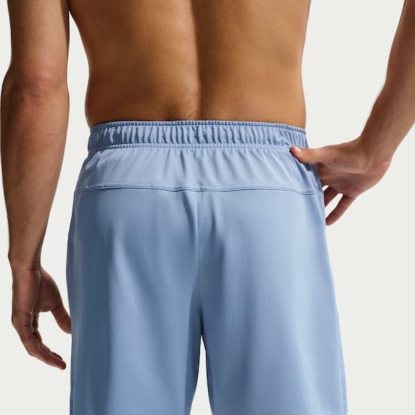 Vista 2 Bermuda Nike Dri-FIT Flex Masculina Nike AZUL CLARO/PRETO