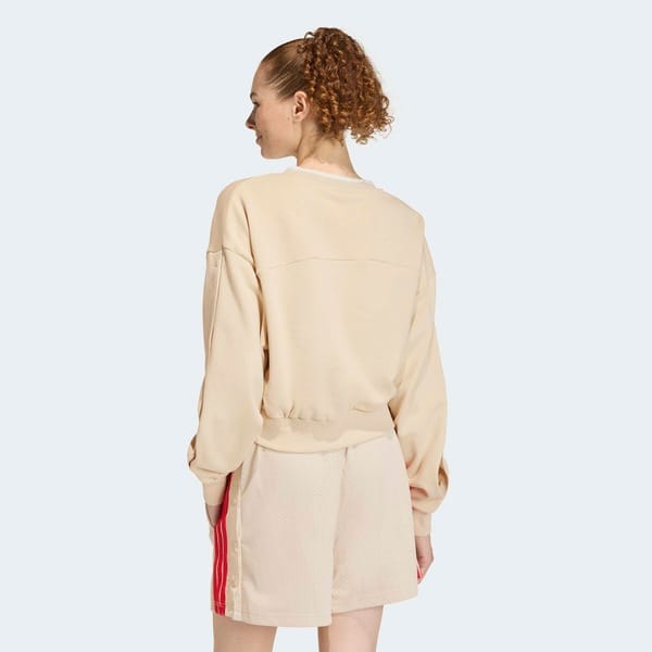 Blusa de Moletom adidas Gola Careca Stadium Feminina - 2