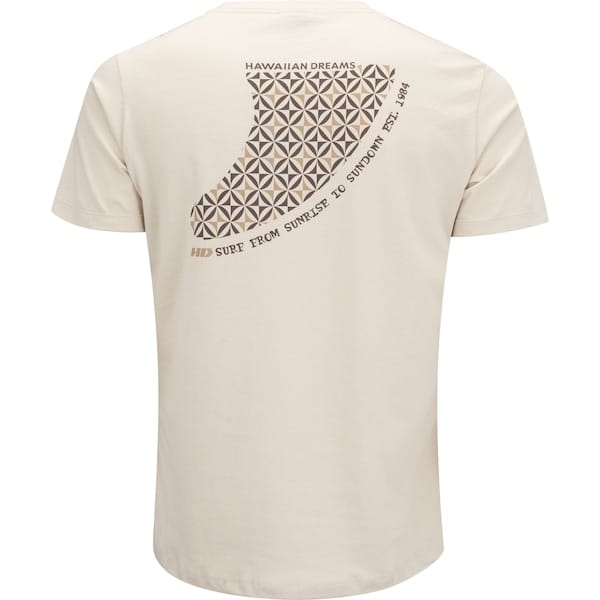 Vista 2 Camiseta HD Sundown H0351 Masculina Hawaiian Dreams BEGE