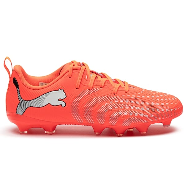 Vista principal Chuteira de Campo Infantil PUMA Future 9 Play Puma LARANJA/PRATA