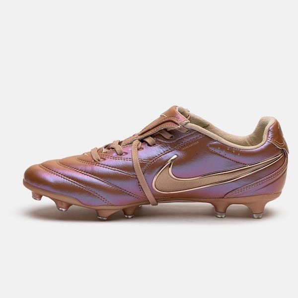Vista 2 Chuteira de Campo Adulto Nike Tiempo Ligera Pro Nike ROSA/OURO