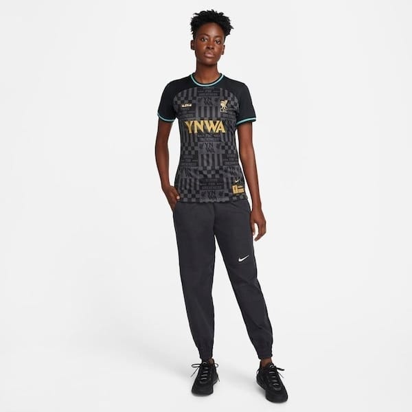 Vista principal Camiseta Nike Liverpool Stadium - Feminina Nike PRETO