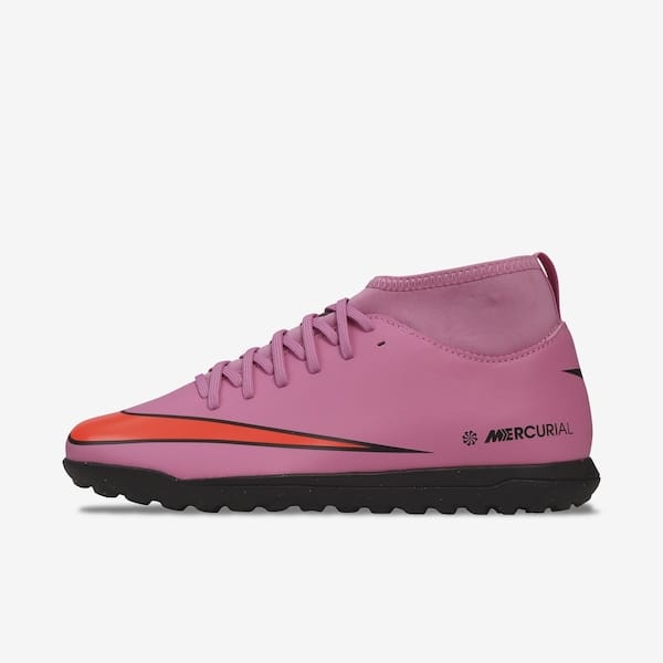 Vista 2 Chuteira Society Infantil Nike Jr Mercurial Superfly 10 Club Nike ROSA/VERMELHO
