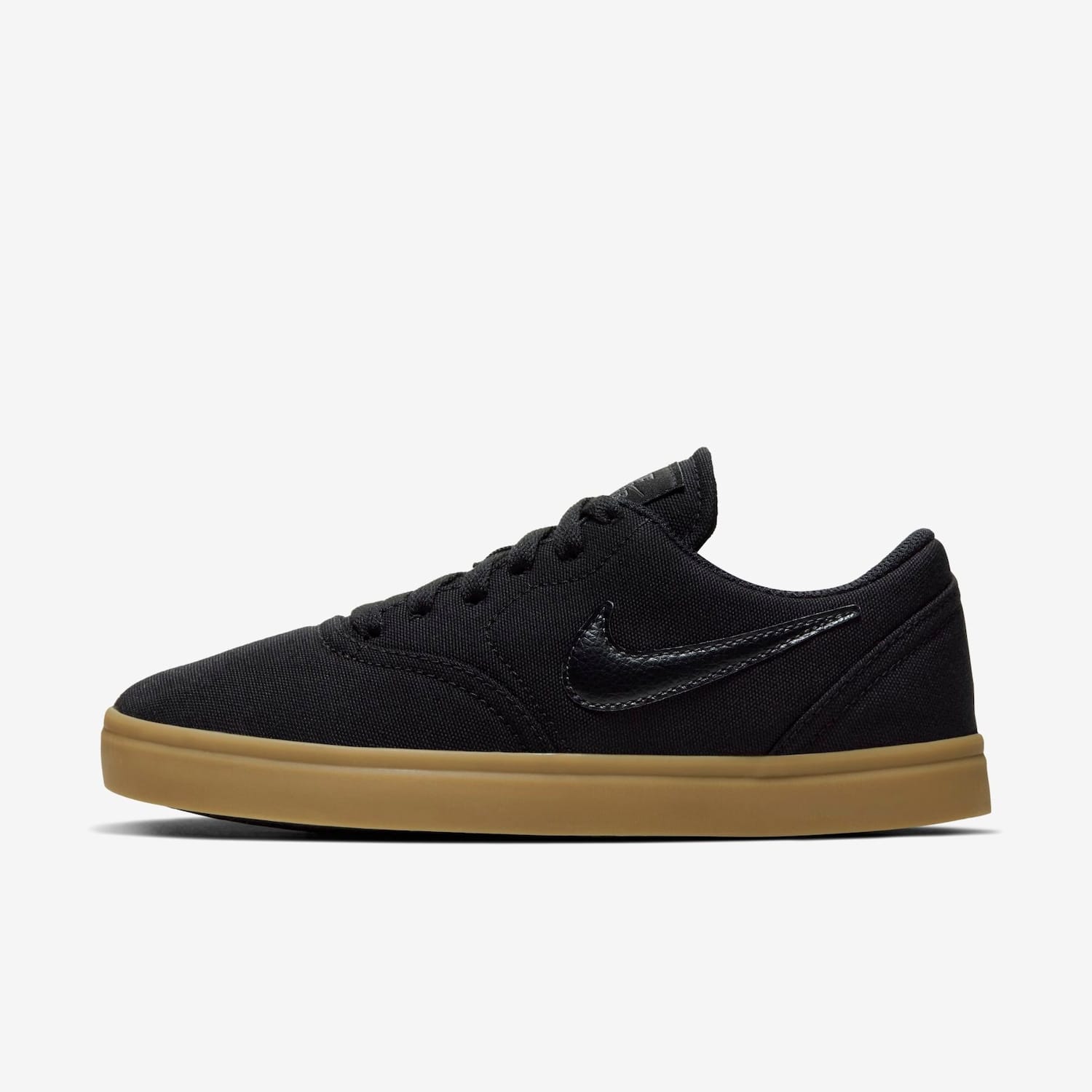Vista principal Tênis Nike SB Check Canvas Infantil Nike Preto