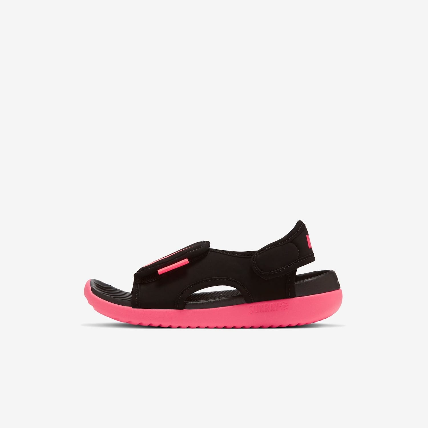 Vista principal Sandália Nike Sunray Adjust V2 Infantil Nike Sportswear Preto