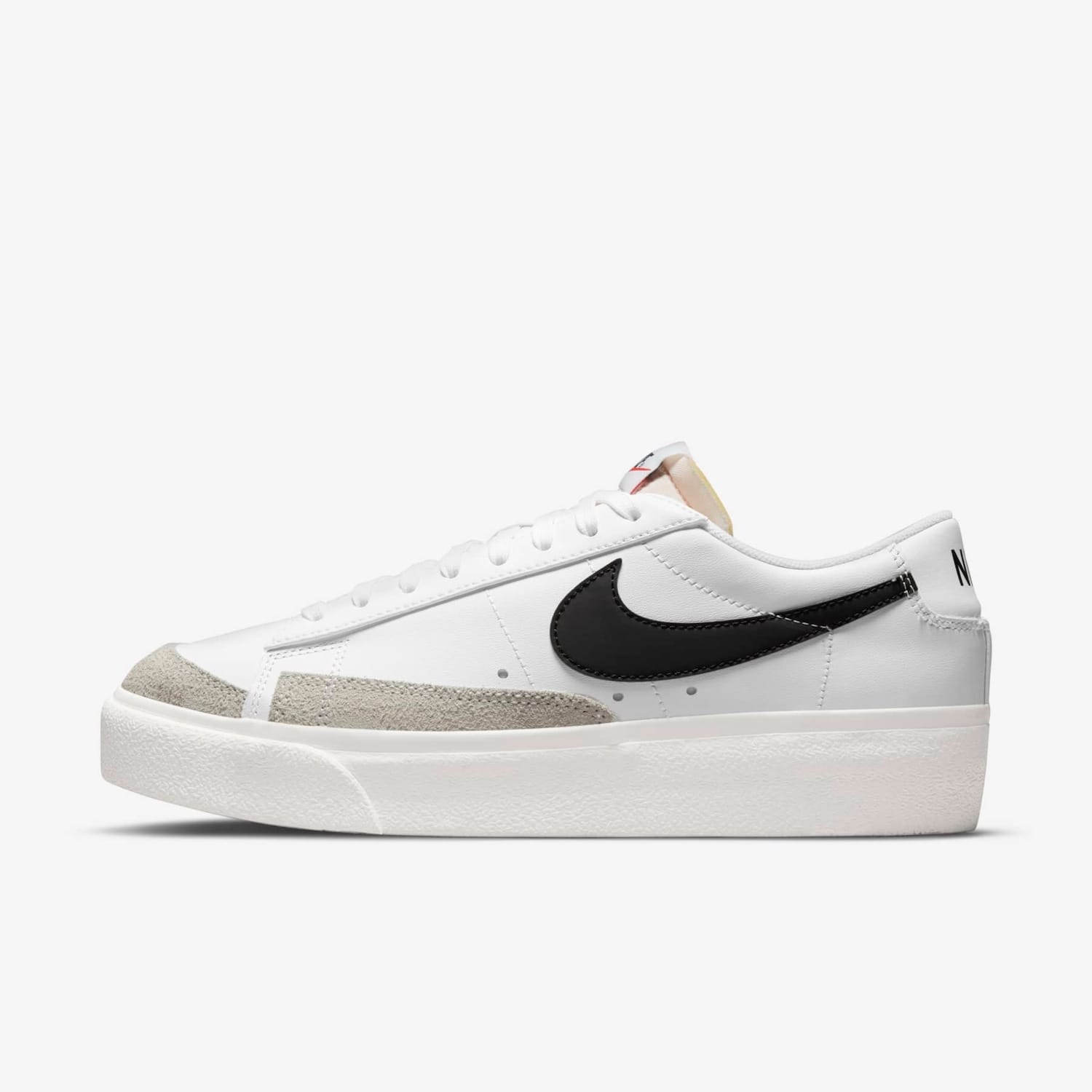 Vista principal Tênis Nike Blazer Low Platform Feminino Nike Branco
