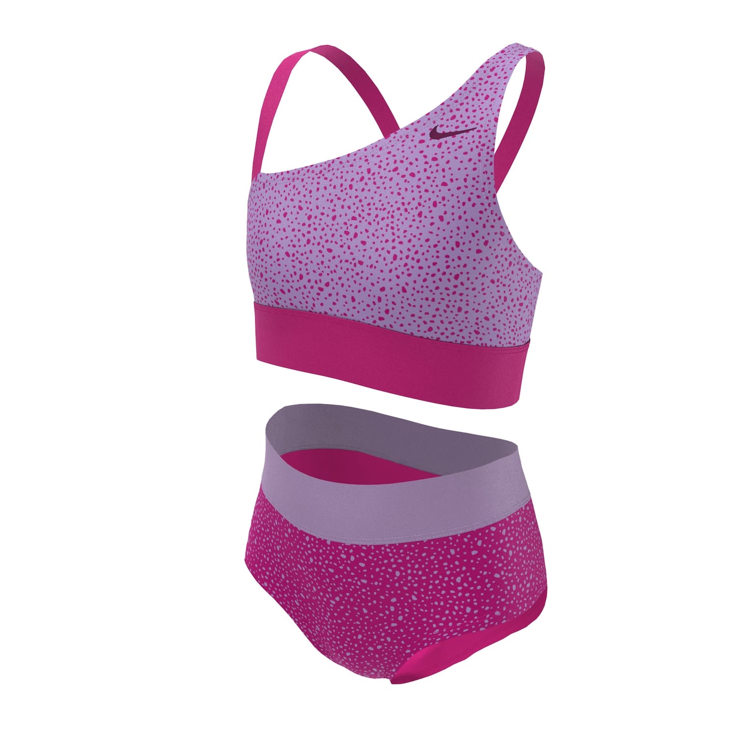 Vista principal Biquini Nike Water Dots Infantil Nike Roxo